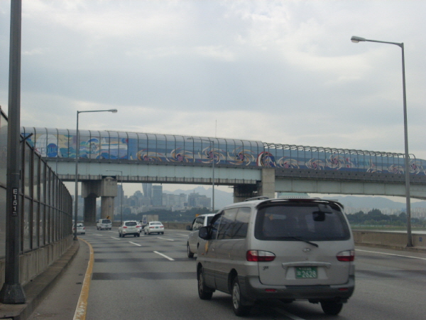 강변북로(구리방향) 양화대교 지난 225M 사진