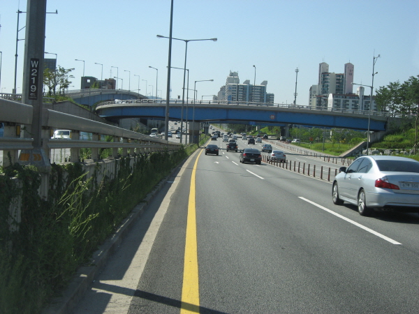 강변북로(난지방향) 청담대교 지난 380M 사진