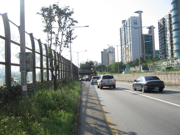 강변북로(난지방향) 동작대교 지난 1,355M 사진