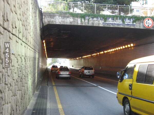 강변북로(난지방향) 동작대교 지난 1,525M 사진