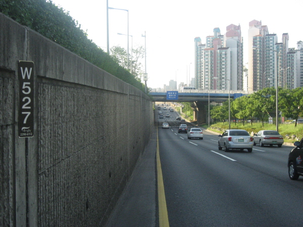 강변북로(난지방향) 원효대교 지난 1,060M 사진