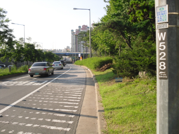 강변북로(난지방향) 원효대교 지난 1,000M 사진