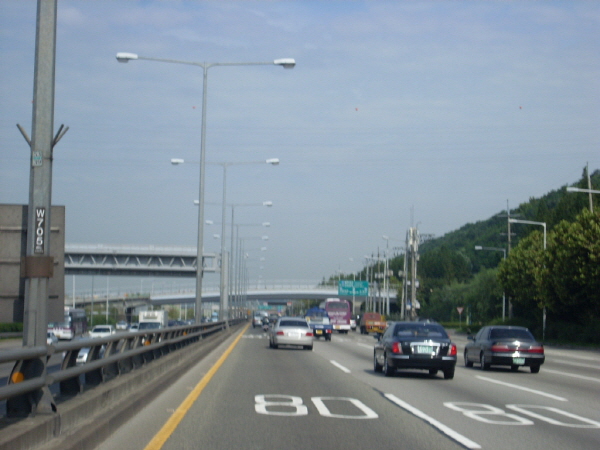 강변북로(난지방향) 성산대교 지난 1,630M 사진