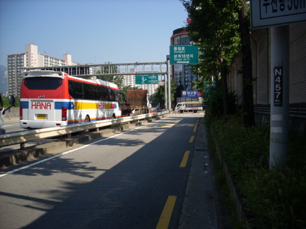 동부간선도로(상계방향)상계지하종점 지난 895M 사진