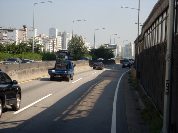 동부간선도로(상계방향)상계지하종점 지난 1,200M 사진