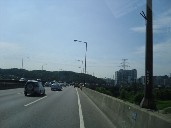 동부간선도로(장지방향) 탄천고가시점 지난 1,065M 사진