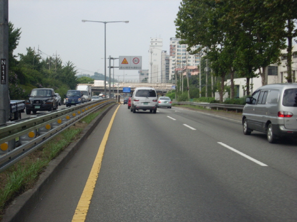 서부간선도로(성산방향) 광명교 지난 560M 사진