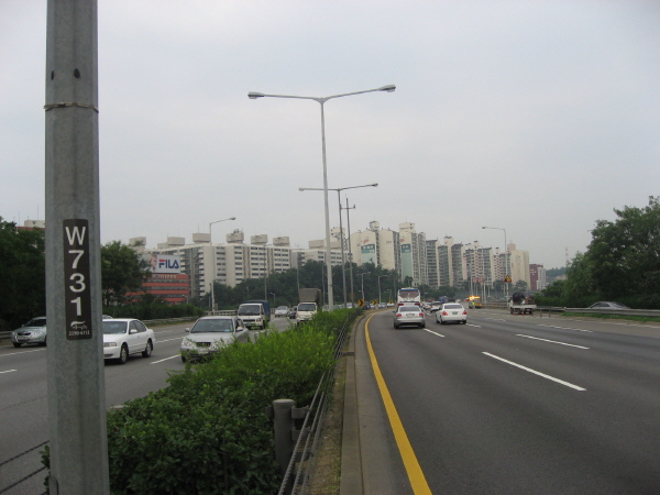 올림픽대로(공항방향) 성산대교 지난 960M 사진