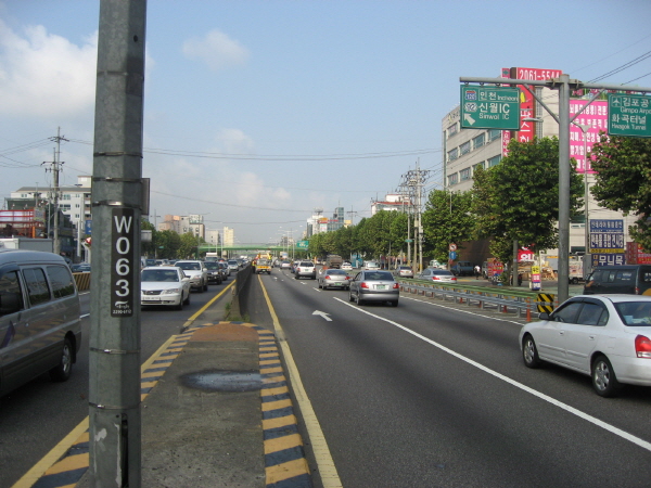 제물포길(인천방향) 경인1부지하차도 종점 사진